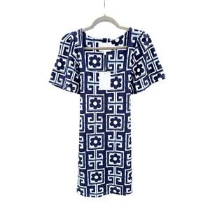 NWT SMITH & QUINN Pearl Dress Flow Navy Floral XS